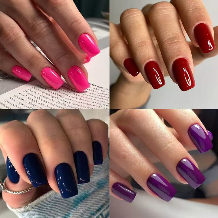 Long-Lasting Glossy Press-On Nails Kalsten