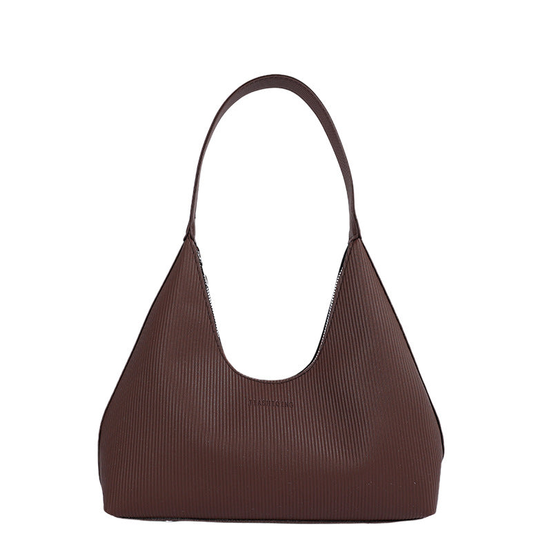 WoTextured Ribbed Hobo Handbag Kalsten