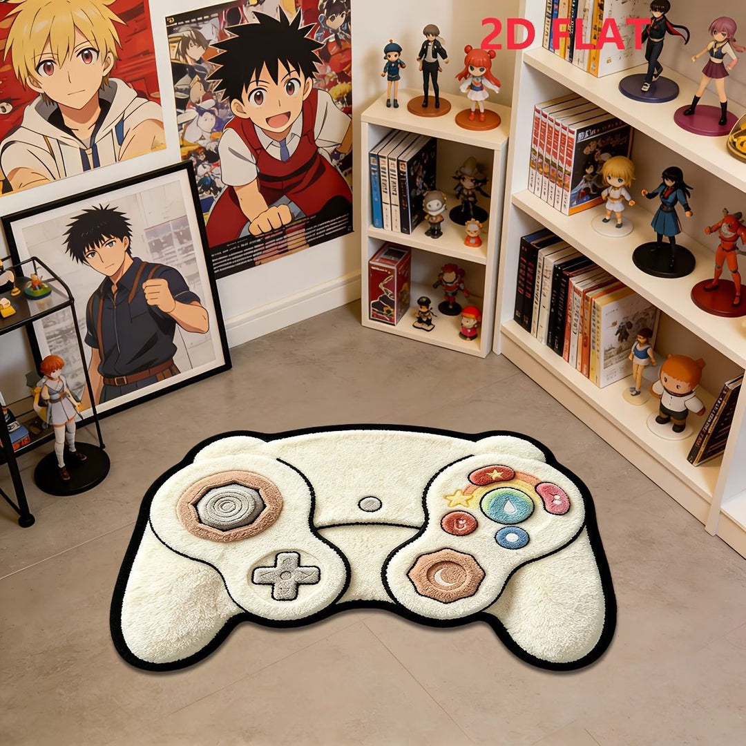 Playful Gaming Controller Area Rug