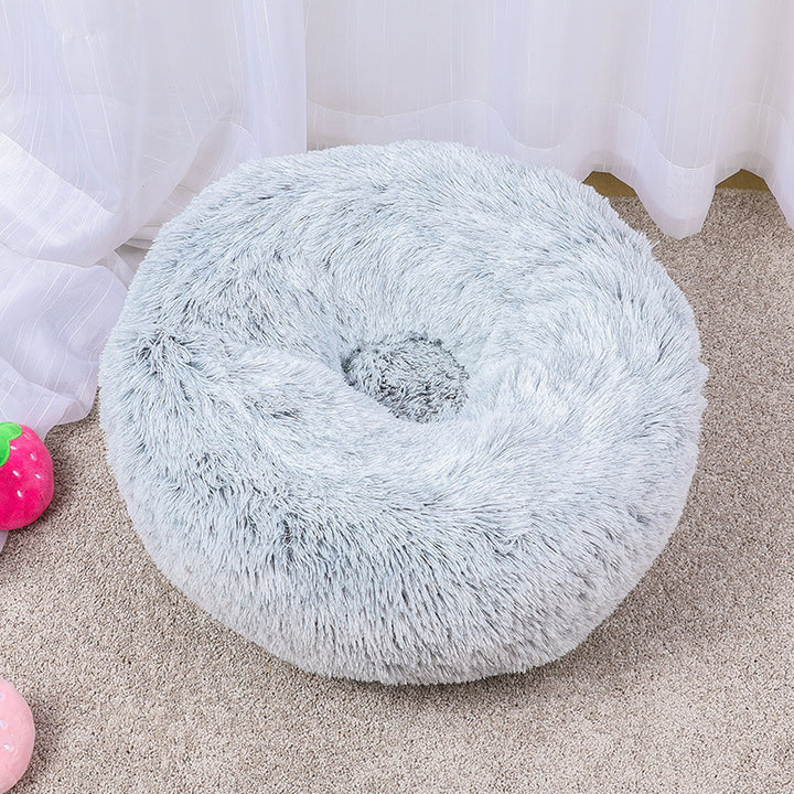 Women Round Plush Pet Bed Kalsten