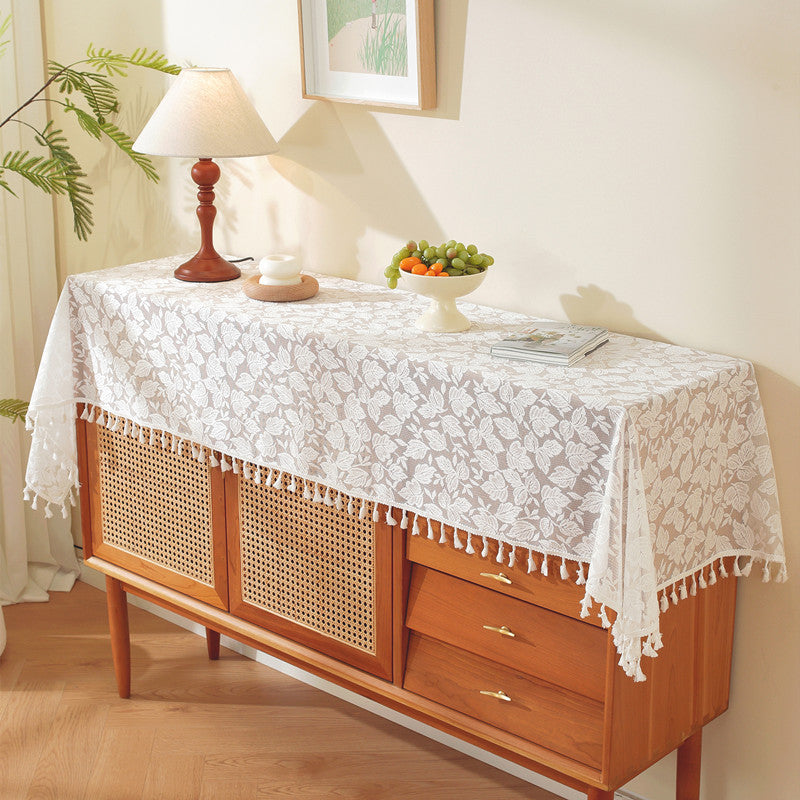 Decorative Leaf Pattern Tablecloth