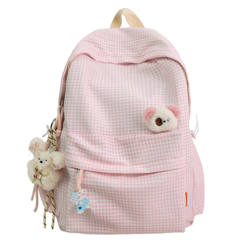 Cute Character-Embellished Backpack