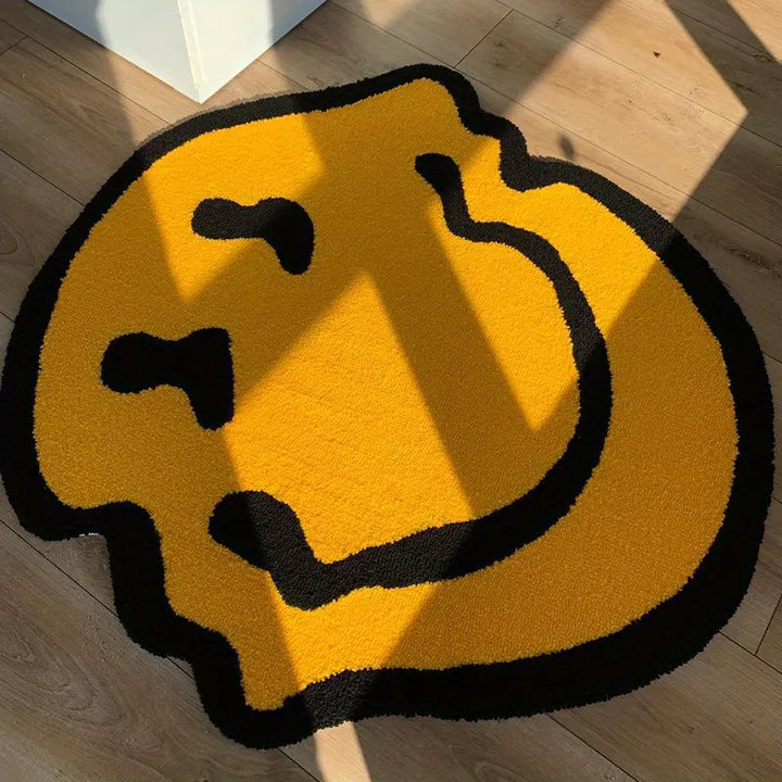 Alien Skateboard Themed Area Rug