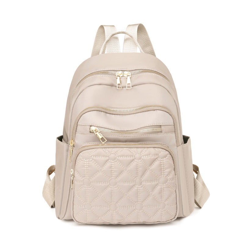 Stylish Multi-Functional Quilted Backpack