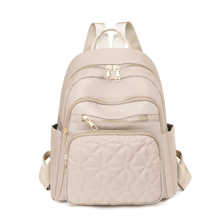 Stylish Multi-Functional Quilted Backpack