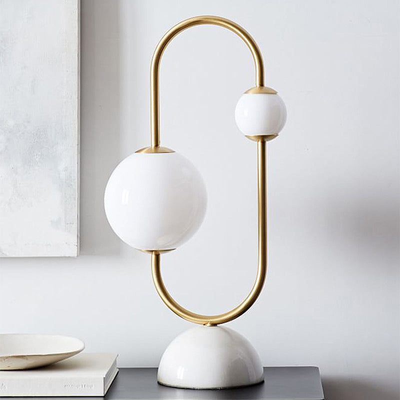 Decorative Table Lamp with Unique Sculpture Design
