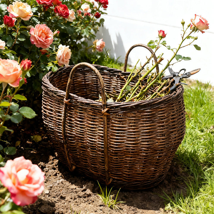 Rustic Handwoven Basket Kalsten