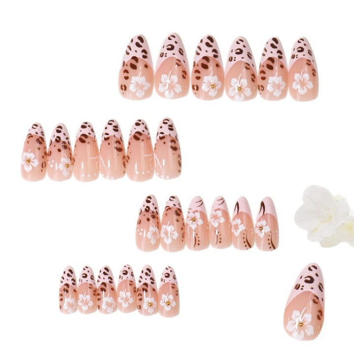 Floral Design Press-On Nail Tips Kalsten