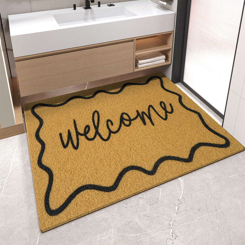 Decorative Stripe Pattern Bath Mat Kalsten