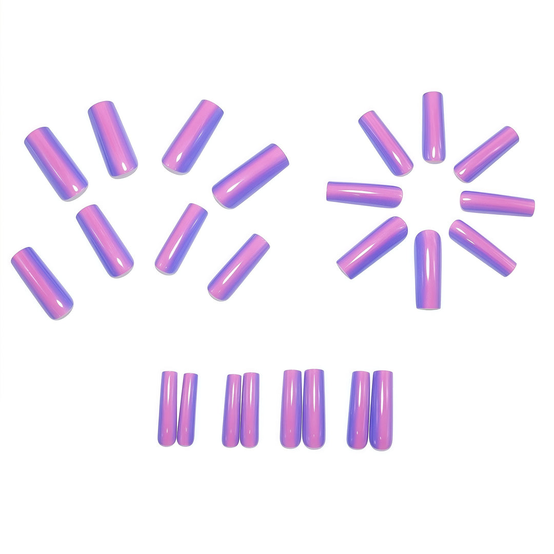 Glamorous artificial nails with high-gloss effect Kalsten