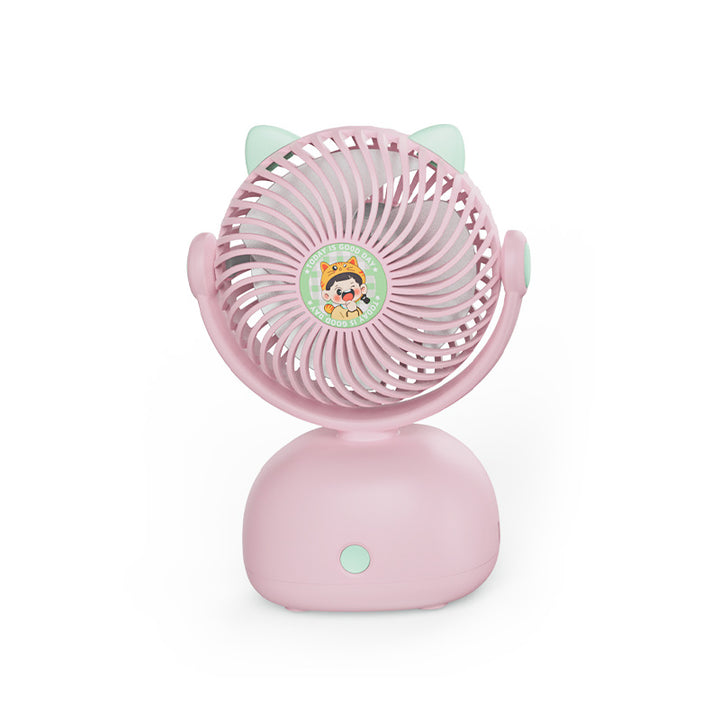 Unisex Portable Mini Fan with Cute Cat Design Kalsten