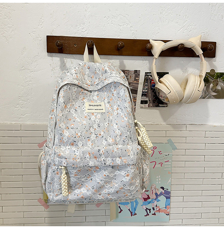 Trendy Checked Backpack Kalsten