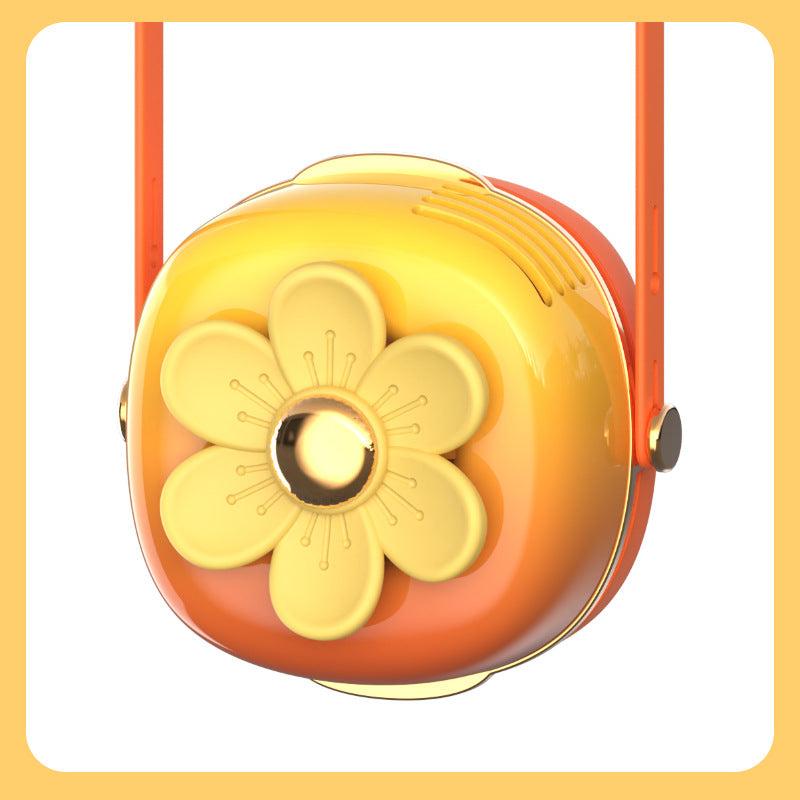 Ladies Portable Fan Lamp in Flower Design Kalsten