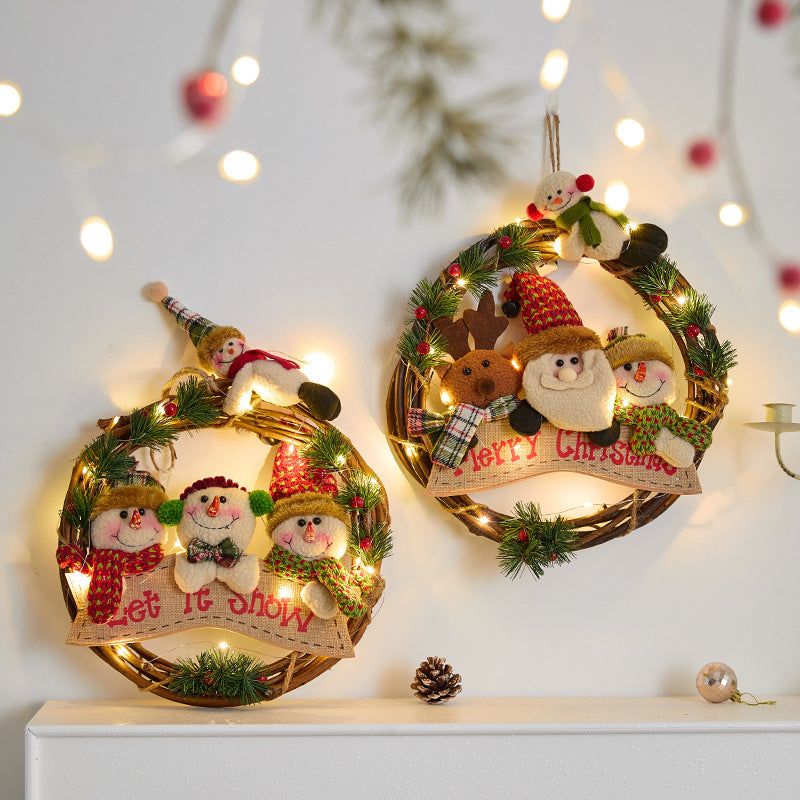 Christmas wreath with lights Kalsten