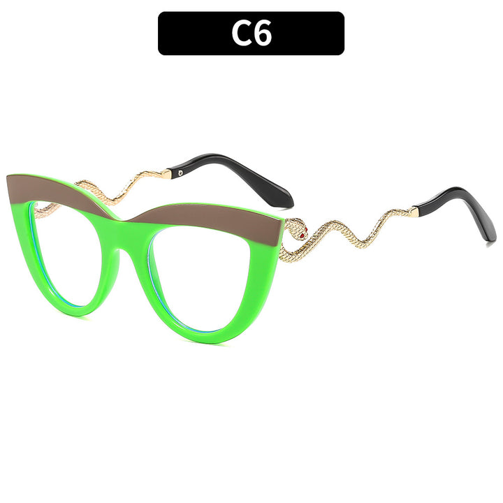 Fashionable Cat-Eye Glasses