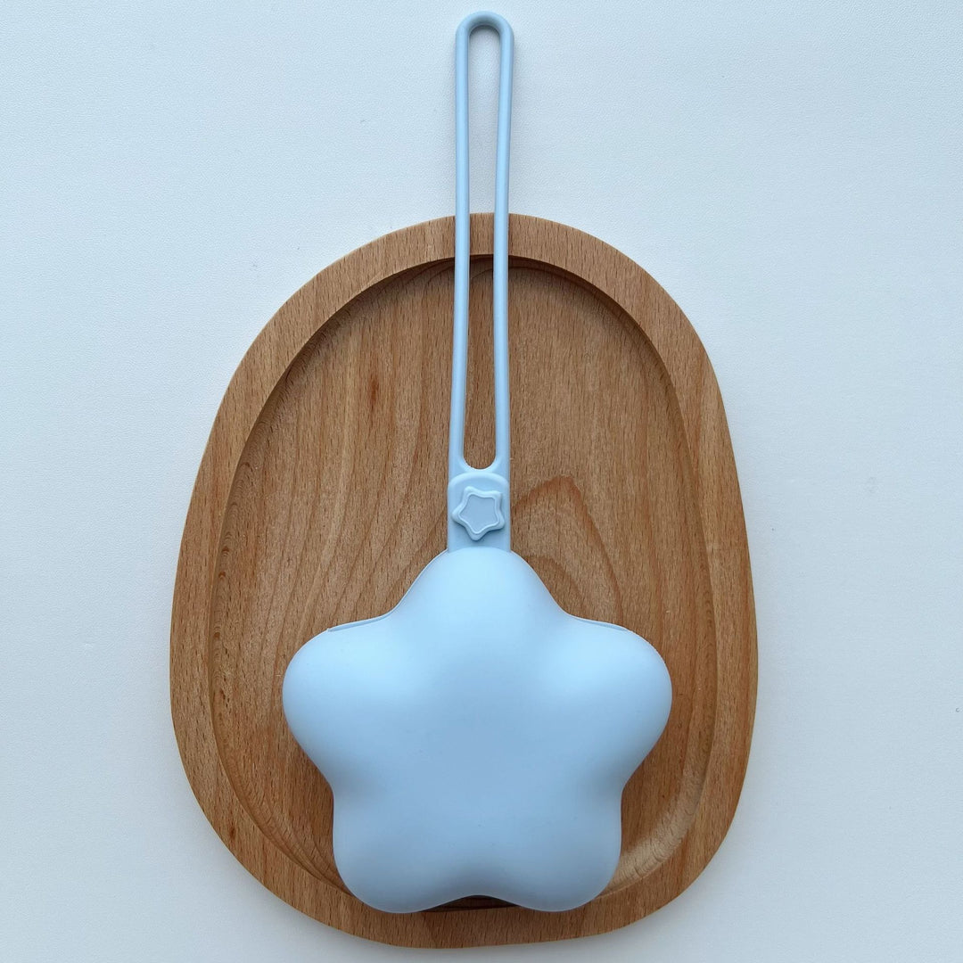 Silicone Star-Shaped Coin Purse with Elastic Wrist Strap