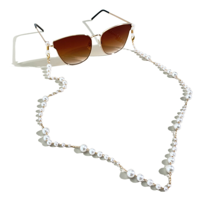 Fashionable cat-eye sunglasses with pearl holder Kalsten