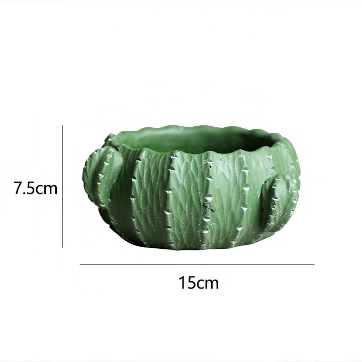 Decorative flower pot in cactus design Kalsten