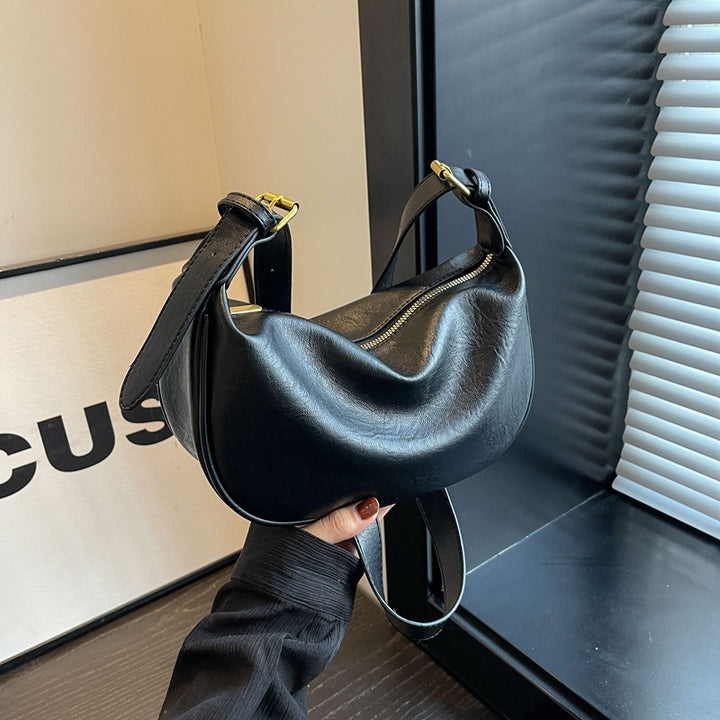 Elegant Leather Hobo Bag Kalsten