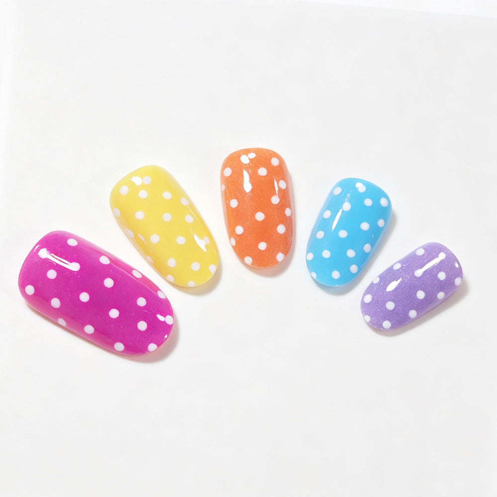 Playful Polka Dot Nail Wraps Kalsten