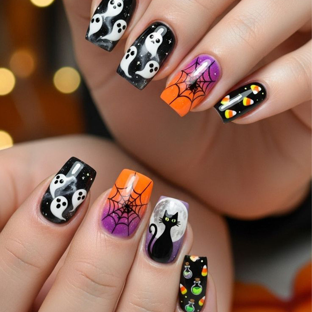 Halloween-Themed 3D Nail Art Extensions Kalsten 1789713237