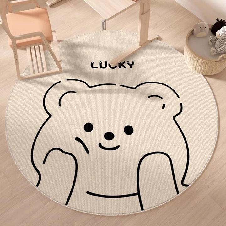 Round Playroom Area Rug