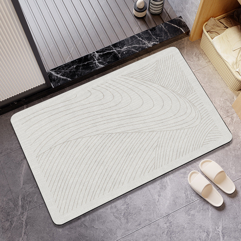 Decorative Luxe Bath Mat Kalsten