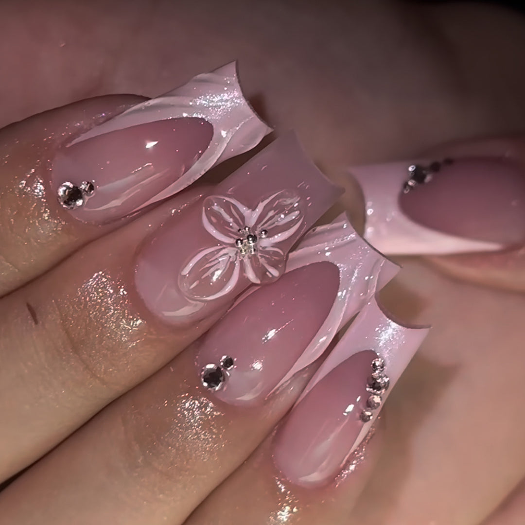 Decorative Floral Press-On Nails Kalsten 1787913767