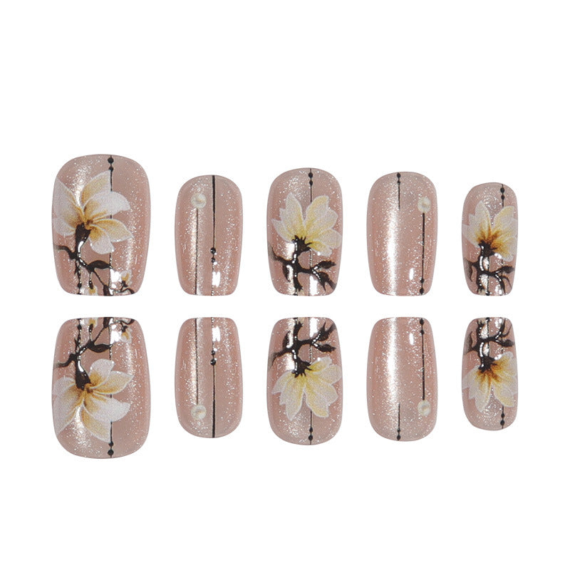 Floral Art Press-On Nail Tips Kalsten