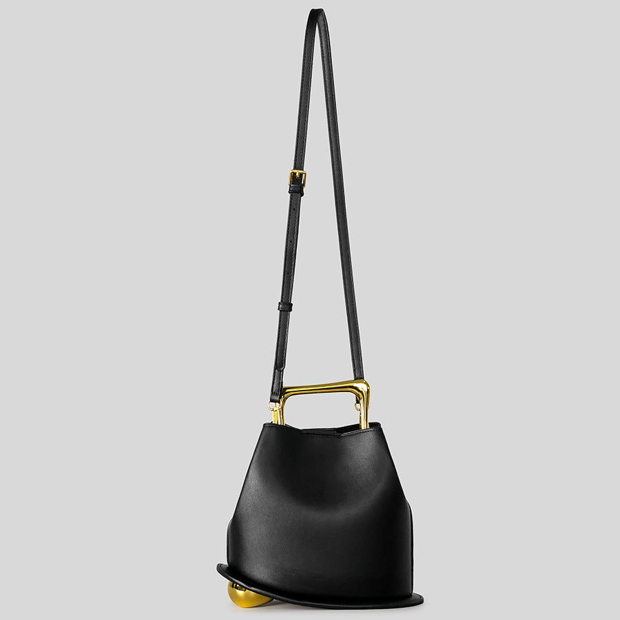 Sculptural Handle Handbag