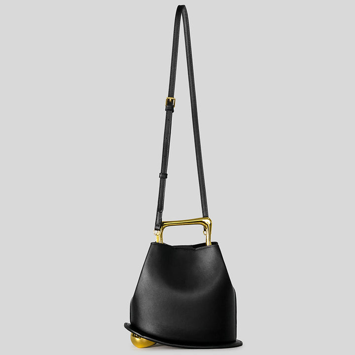 Sculptural Handle Handbag