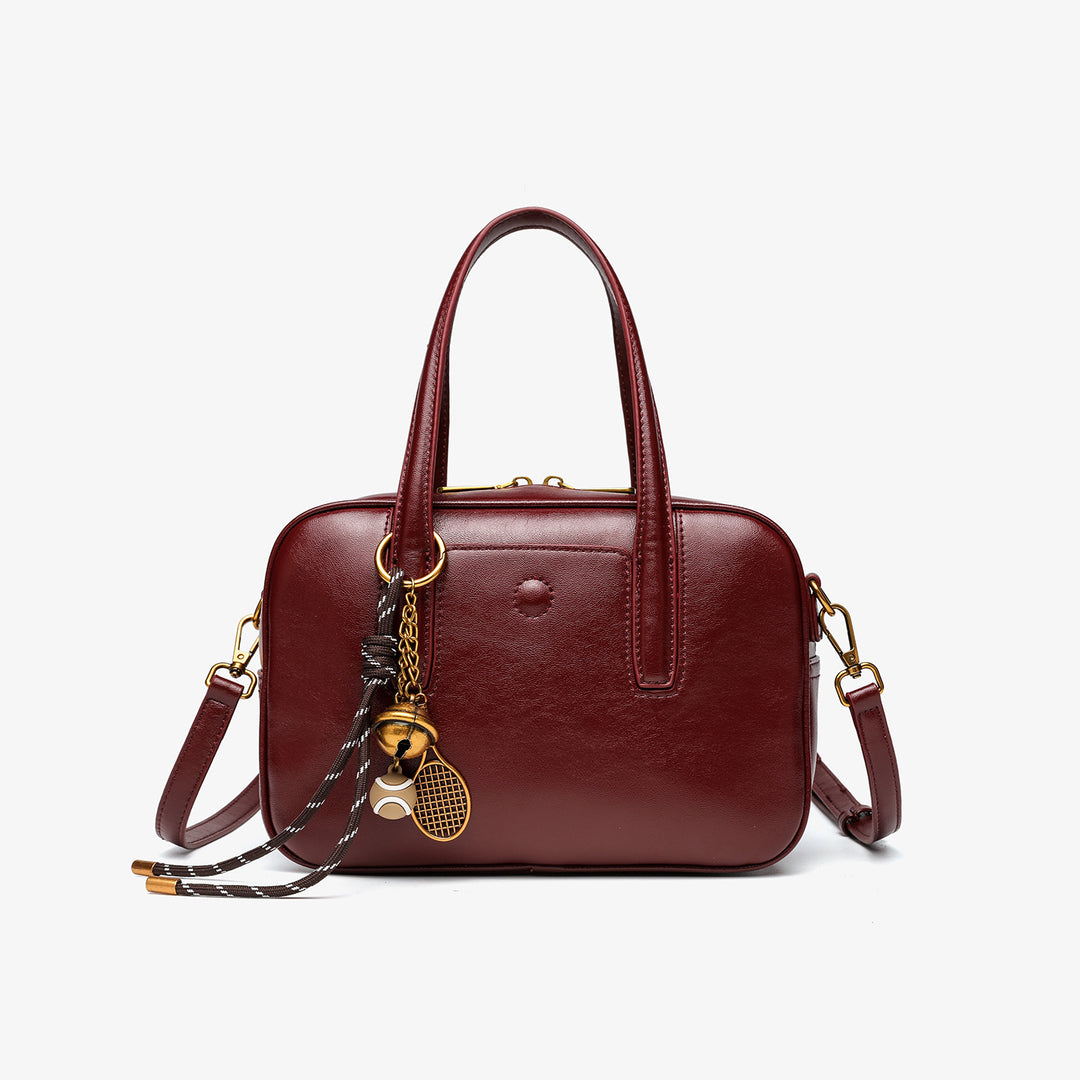 Chic Structured Leather Satchel