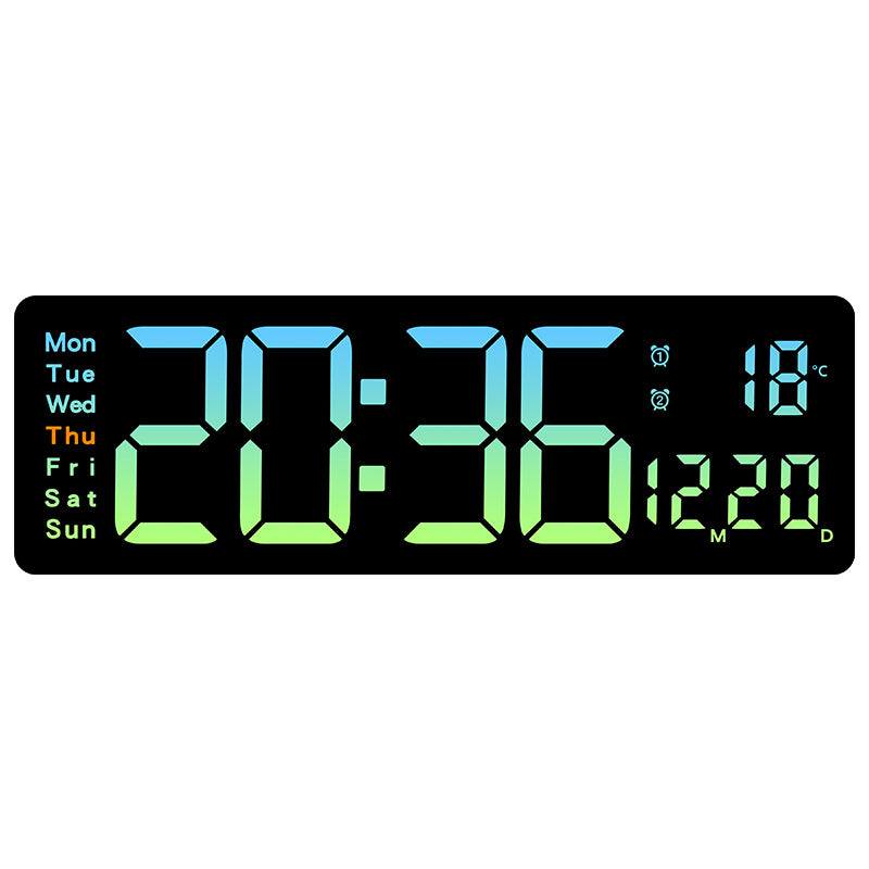 Funk alarm clock with large LED display and temperature display Kalsten