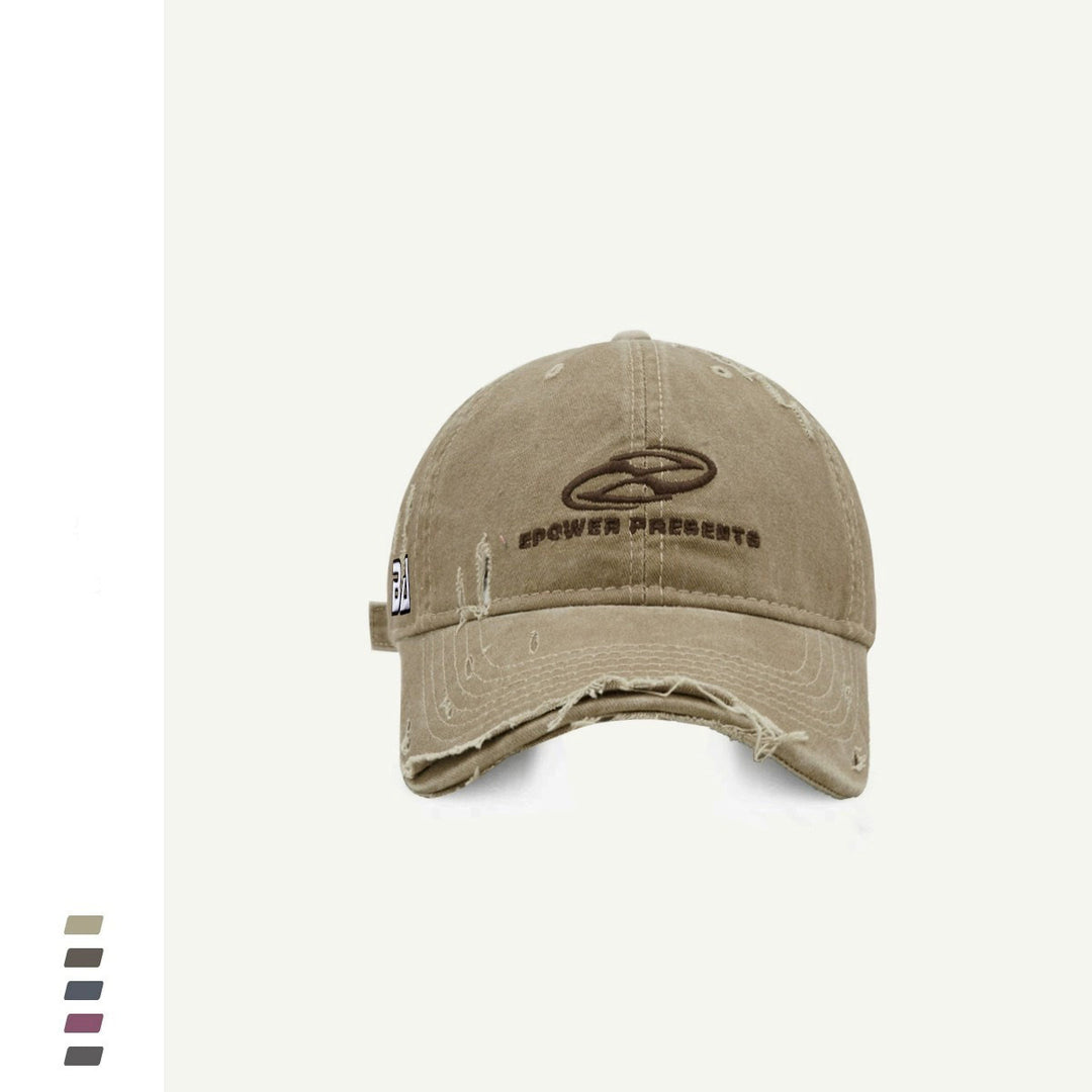 Distressed Adjustable Sports Cap