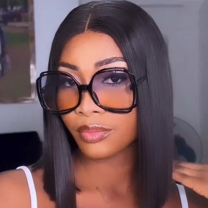 Women's oversized sunglasses in stylish retro design Kalsten