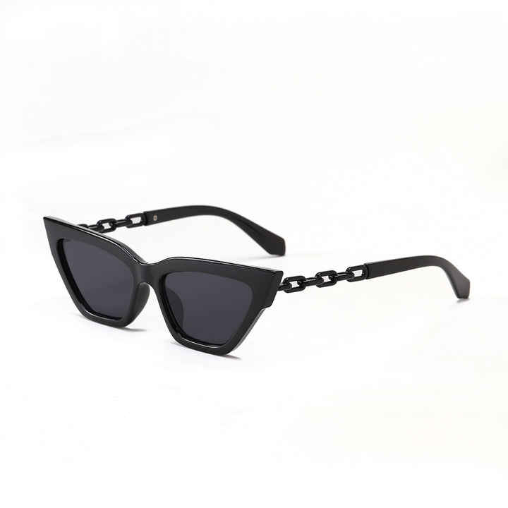 Women's Cat-Eye Sunglasses with Luxurious Chain Frame Kalsten