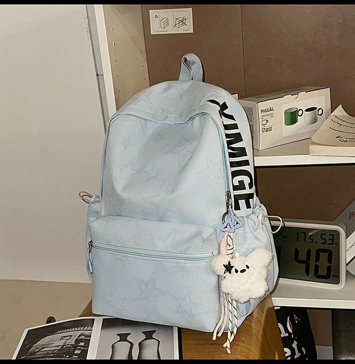Casual Star Patterned Backpack