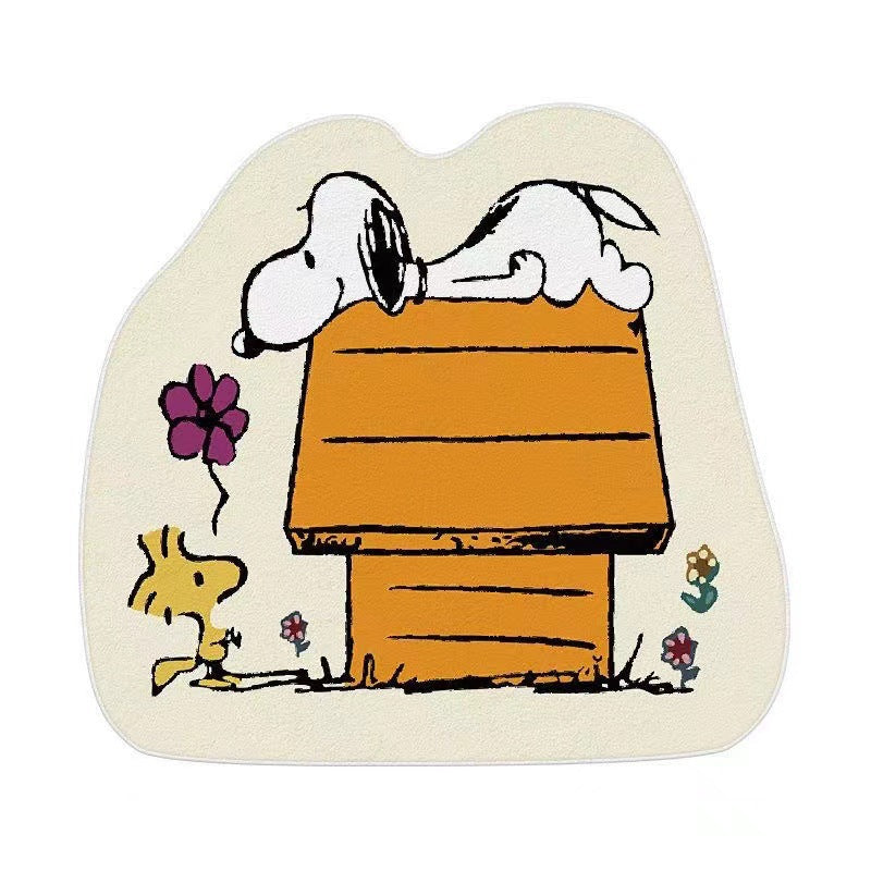 Cartoon-Themed Plush Area Rug