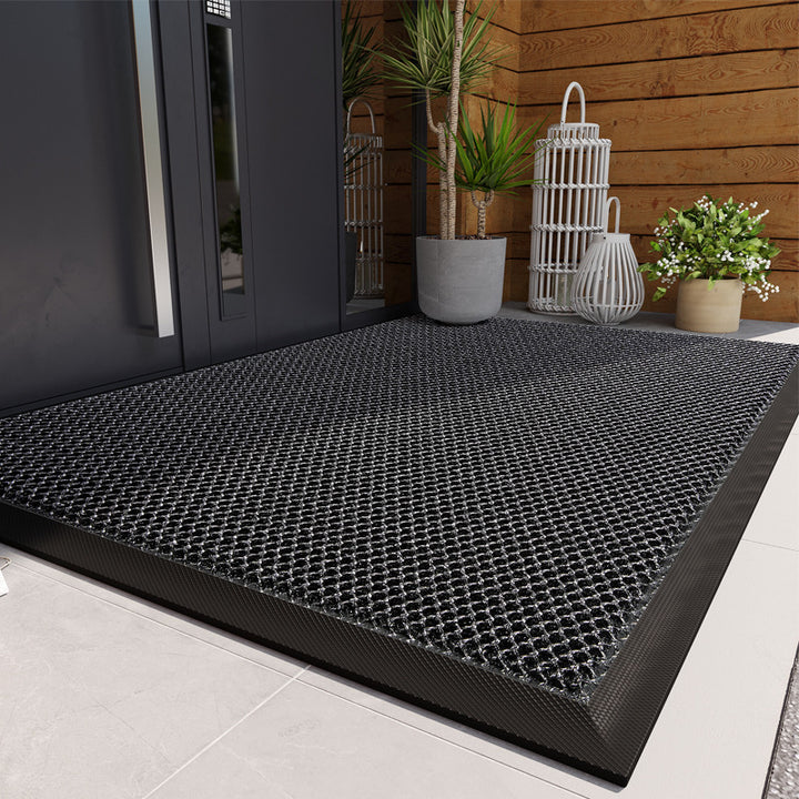 Indoor Outdoor Textured Entrance Mat Kalsten