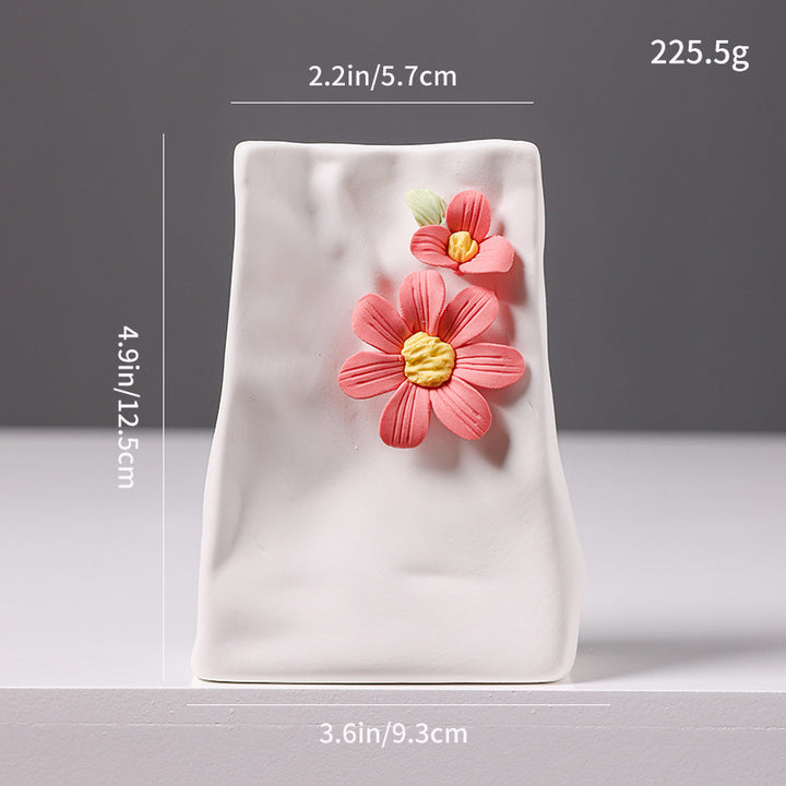 Decorative Floral Pitcher Ornament