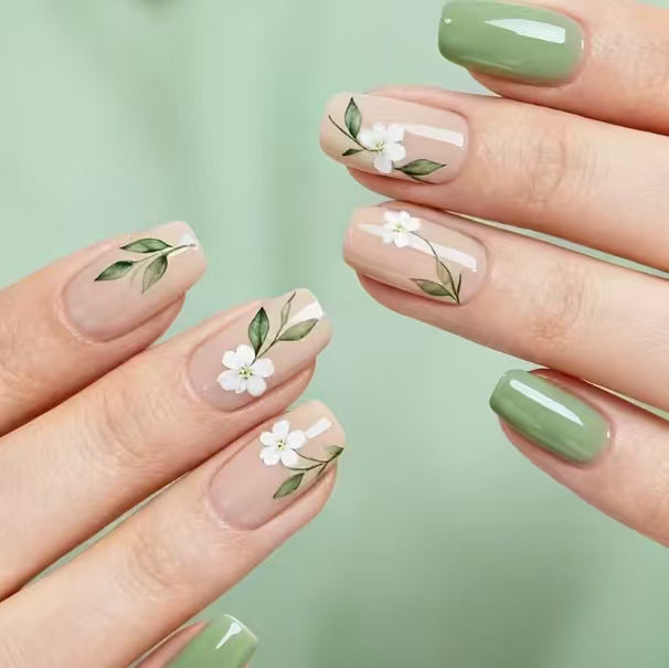 Floral Nail Art Enhancements Kalsten 1789915353