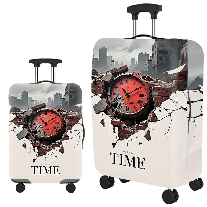 Tropical Leaf Print Hard Shell Luggage Kalsten