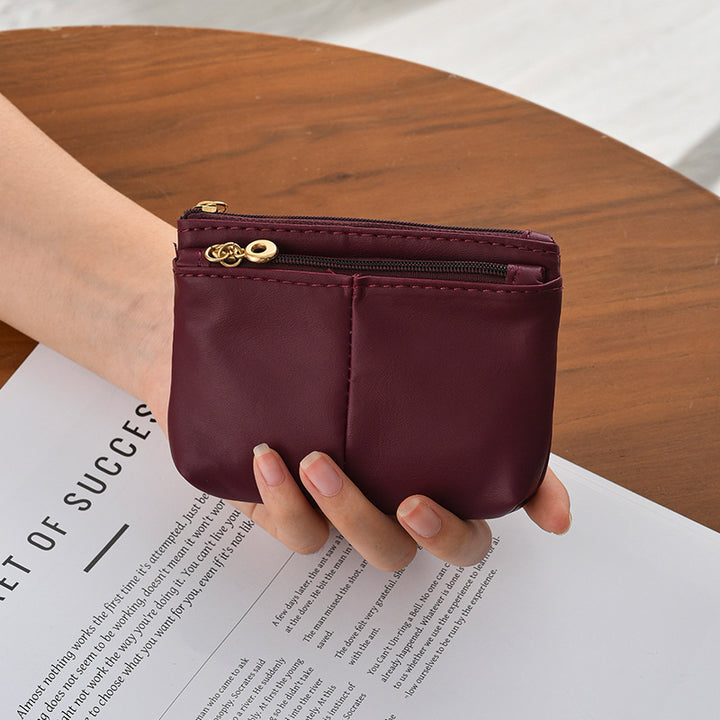 Compact Zippered Storage Coin Pouch Kalsten