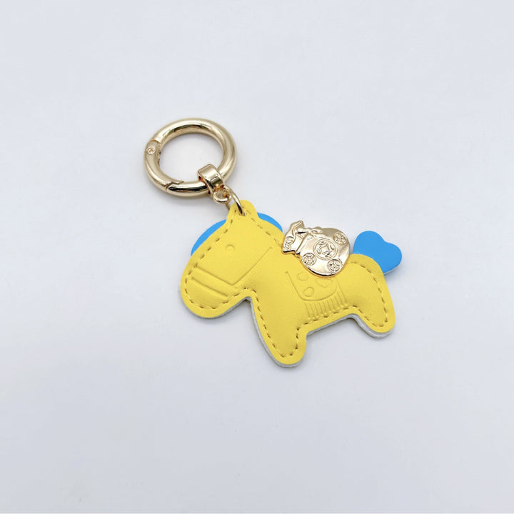 Animal-Shaped Leather Keychain Kalsten