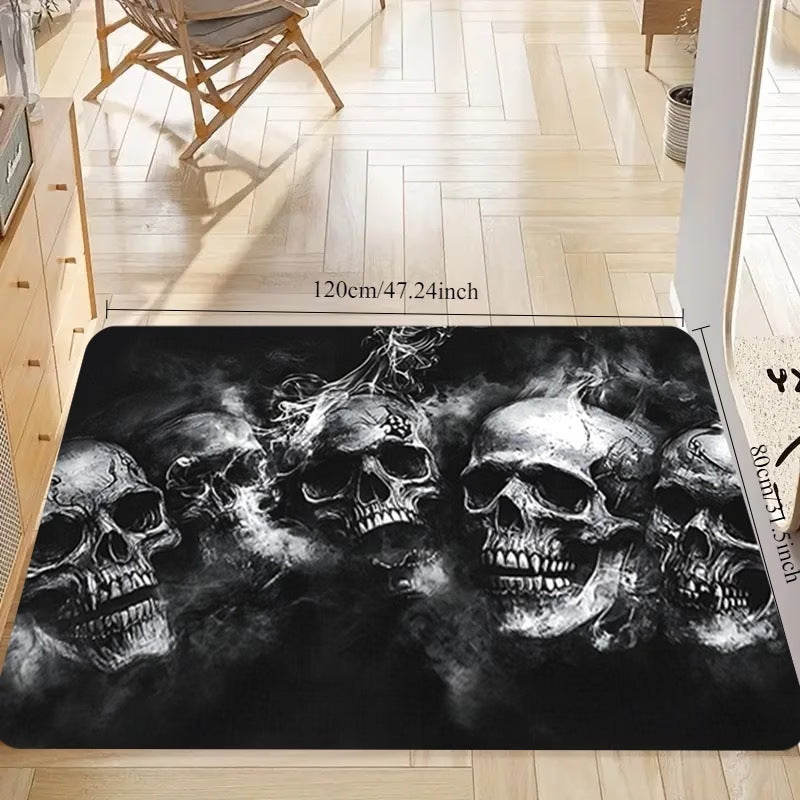 Artistic Skull Area Rug