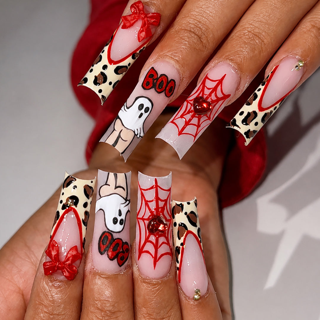 Creative nail art set with Halloween motifs Kalsten
