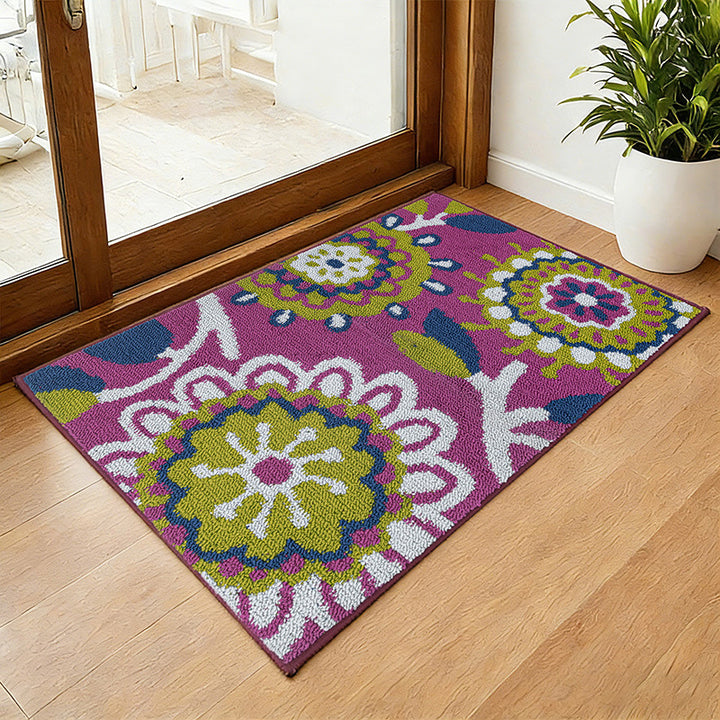 Artistic Floral Area Rug