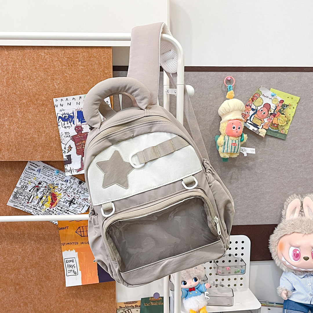 Fun Graphic Star-Themed Backpack
