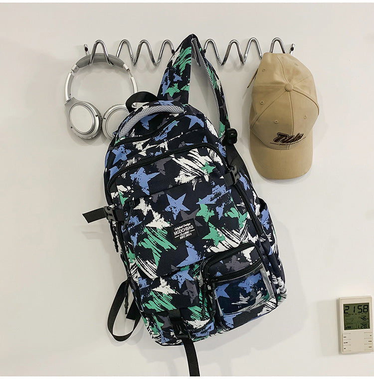 Versatile Star Patterned Backpack Kalsten