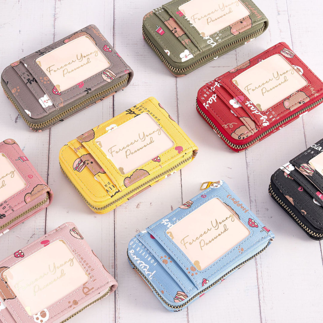 Cute Cartoon Print Card Holder